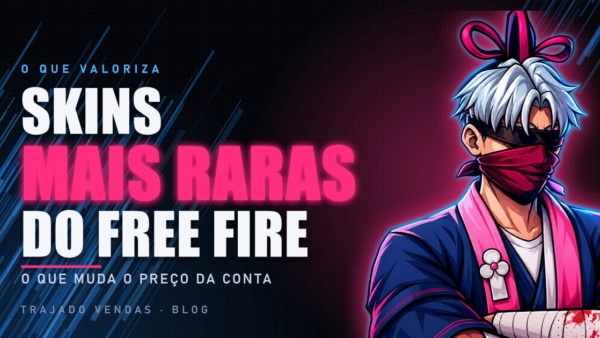 Skins mais raras do Free Fire: quais realmente valorizam uma conta